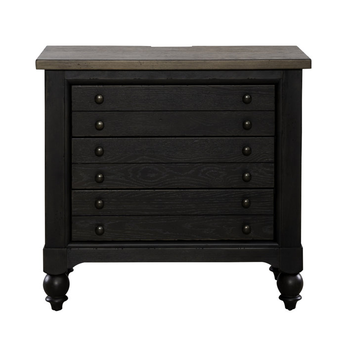 Laurel Foundry Modern Farmhouse Janae 3 Drawer Nightstand & Reviews